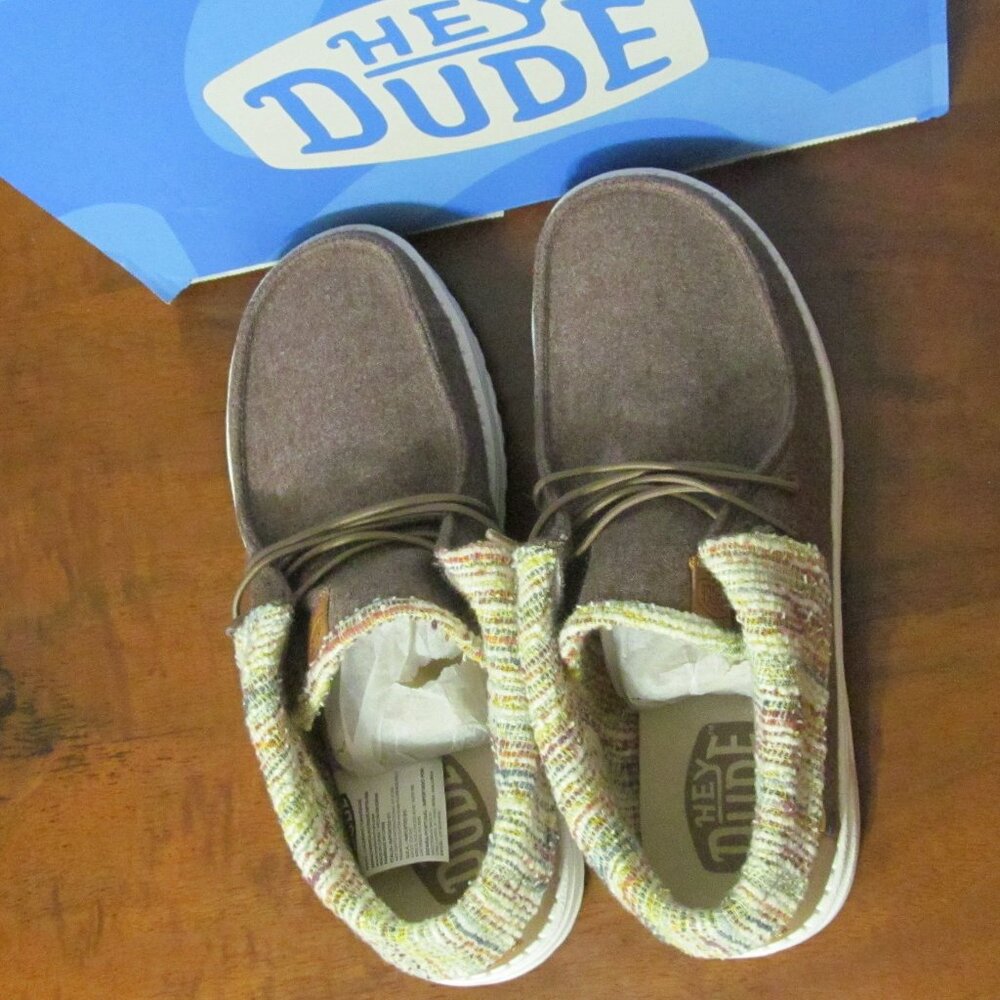Hey Dude Wendy Fold Baja Brown - Size 9